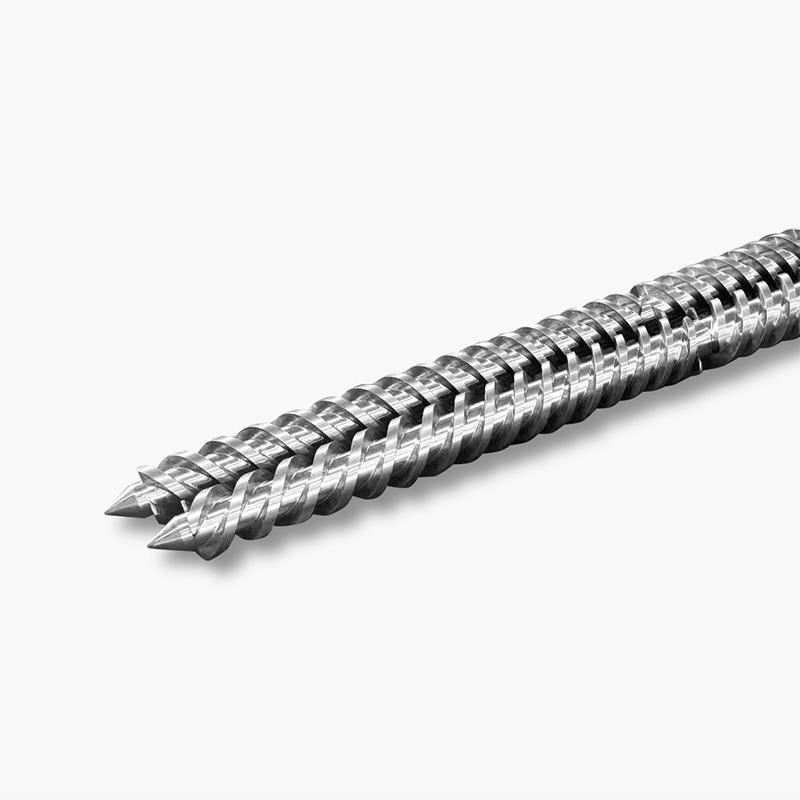 Cone twin-screw