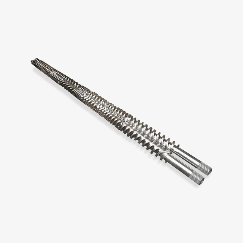 Flat twin screw
